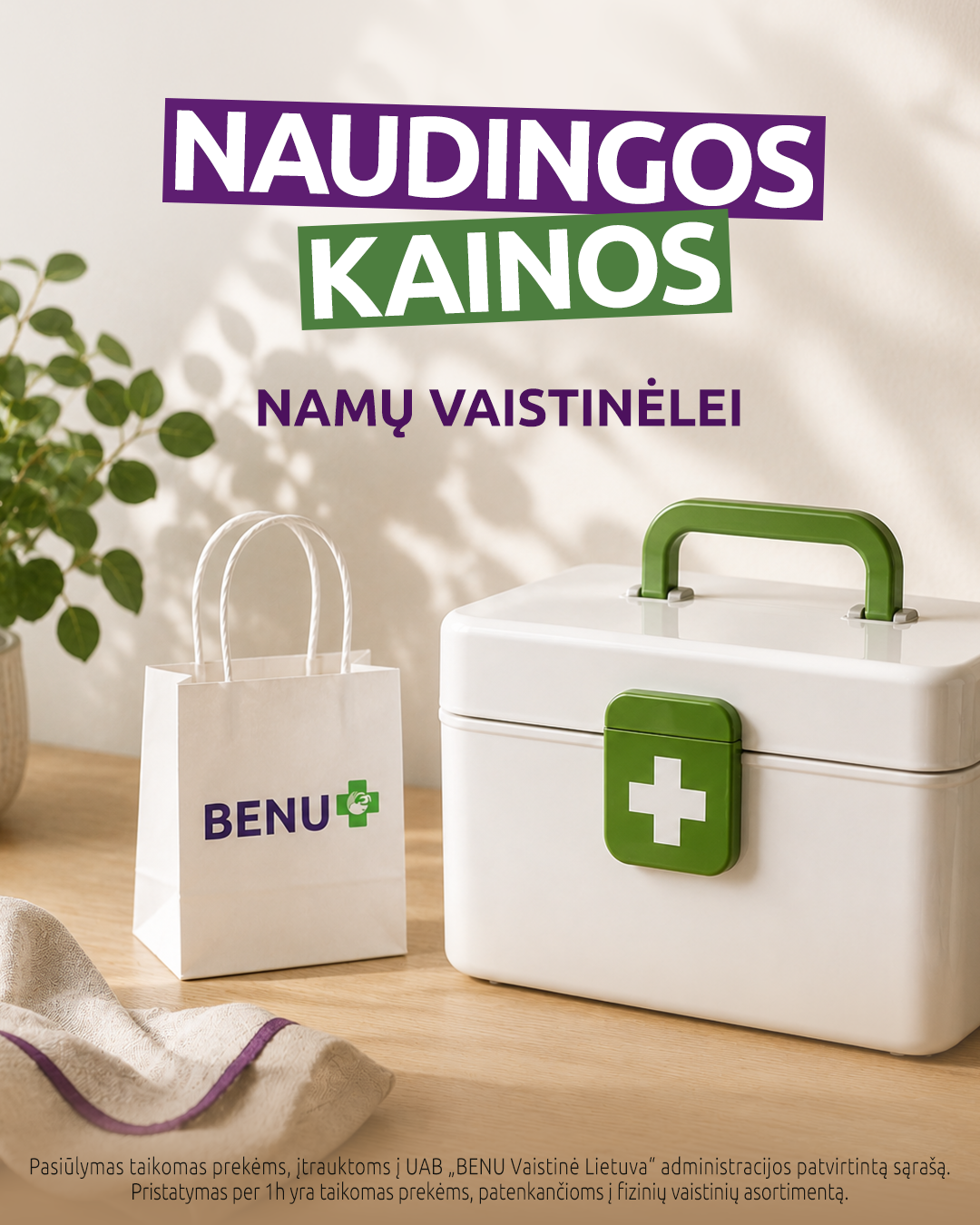 BENU Vaistinė Facebook ad