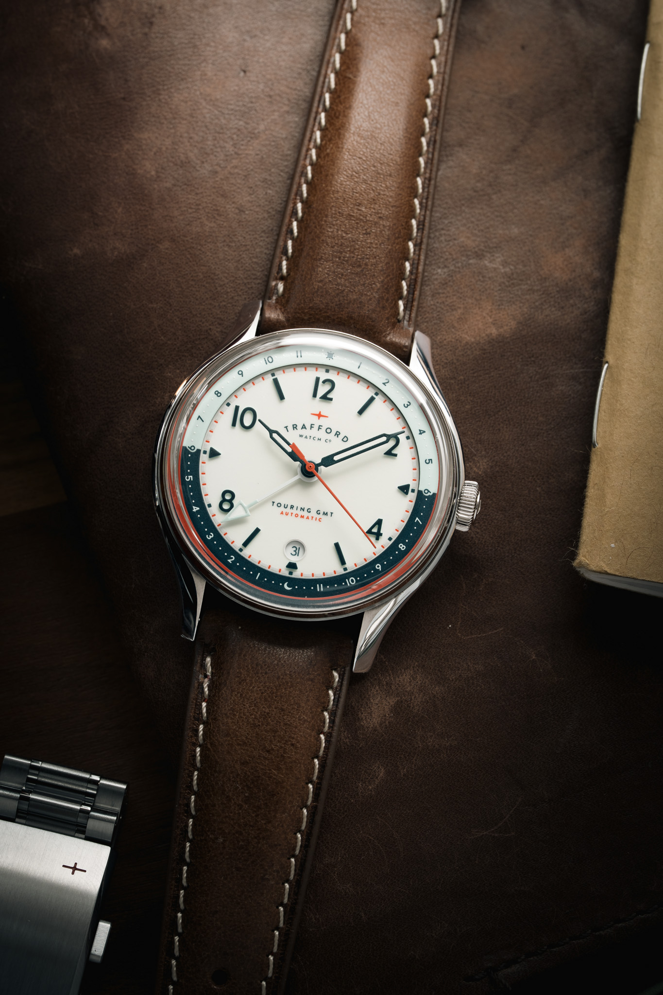 Trafford Watch Co Facebook ad: Introducing the Touring GMT from our Core Collection.