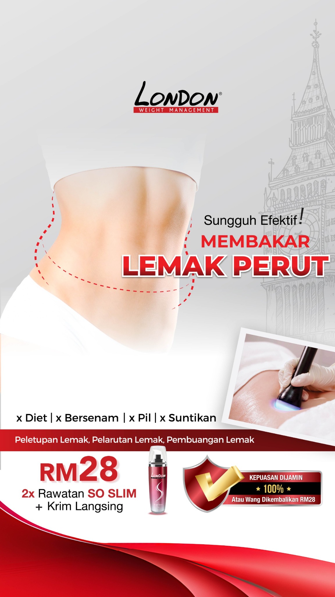 London Weight Management Malaysia Facebook ad