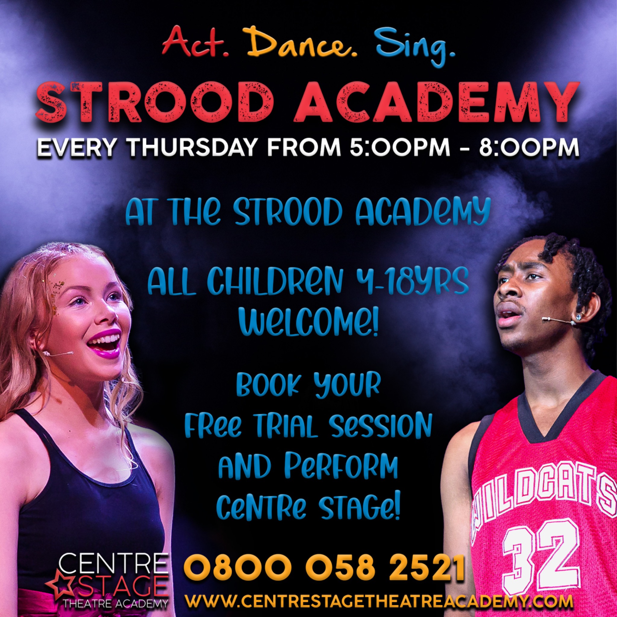 Centre Stage Theatre Academy Facebook ad