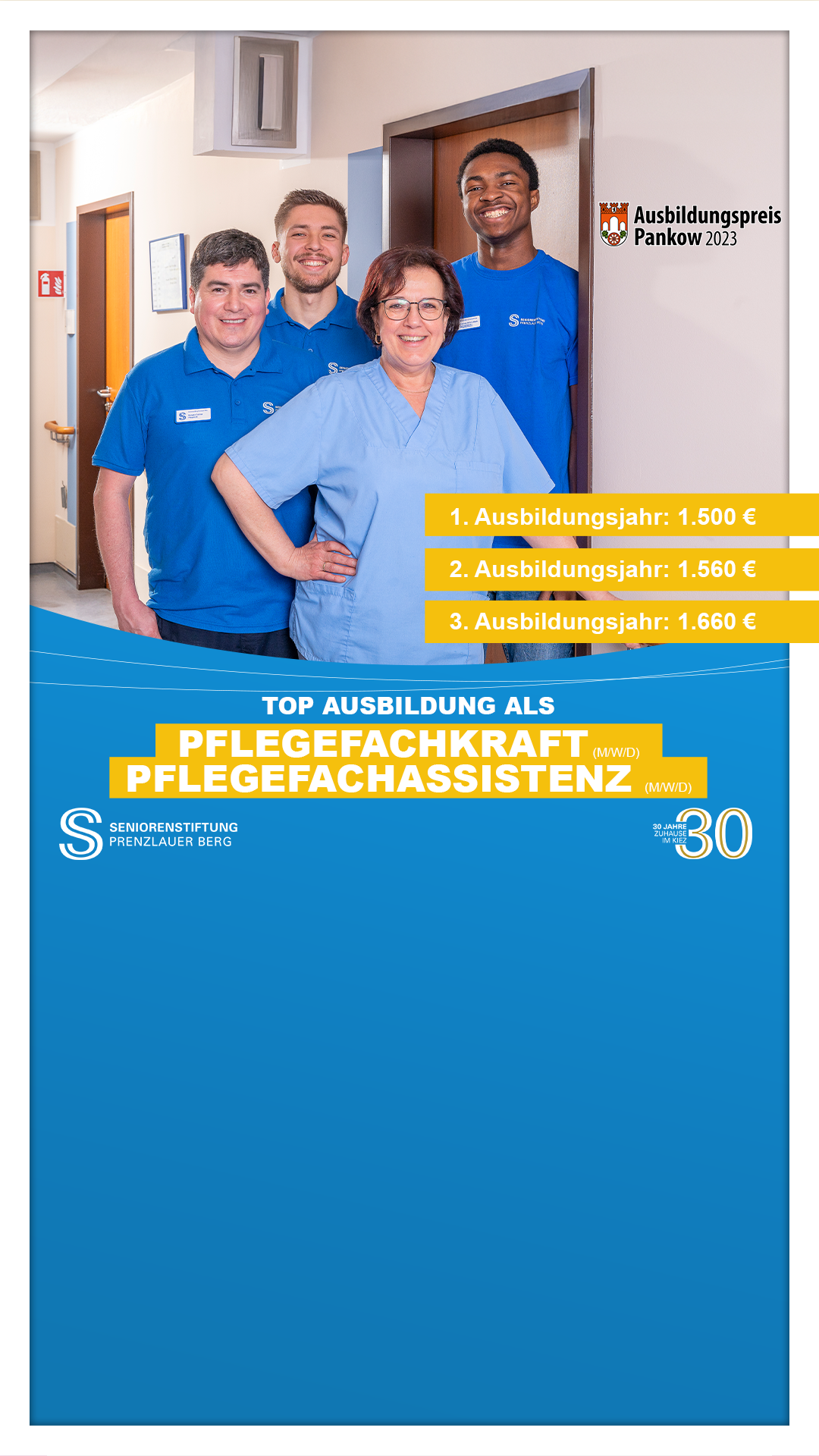 Seniorenstiftung Prenzlauer Berg Facebook ad: Jetzt unverbindlich kennenlernen