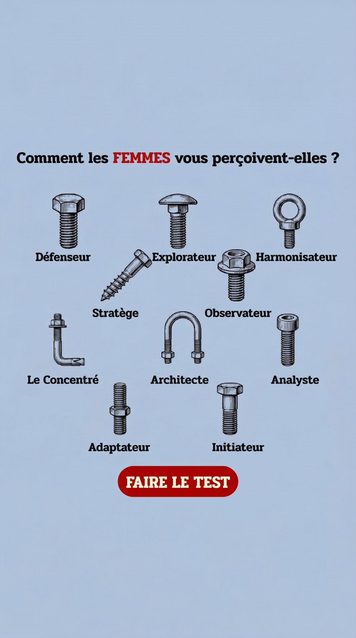 Personality Type Facebook ad
