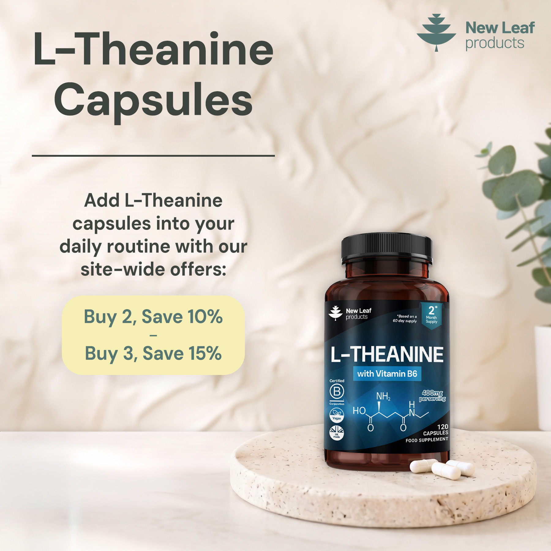 New-Leaf-Products.com Facebook ad
