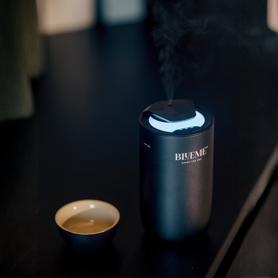Blueme Facebook ad: Bring your favorite wellness fragrance along and create…