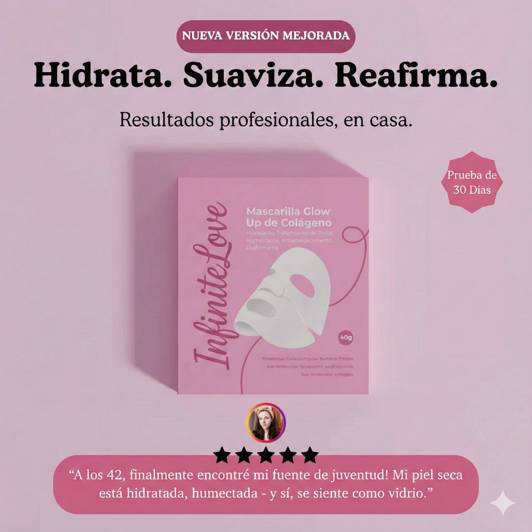 Infinite Love Facebook ad: Labios más llenos, suaves y definidos desde la…