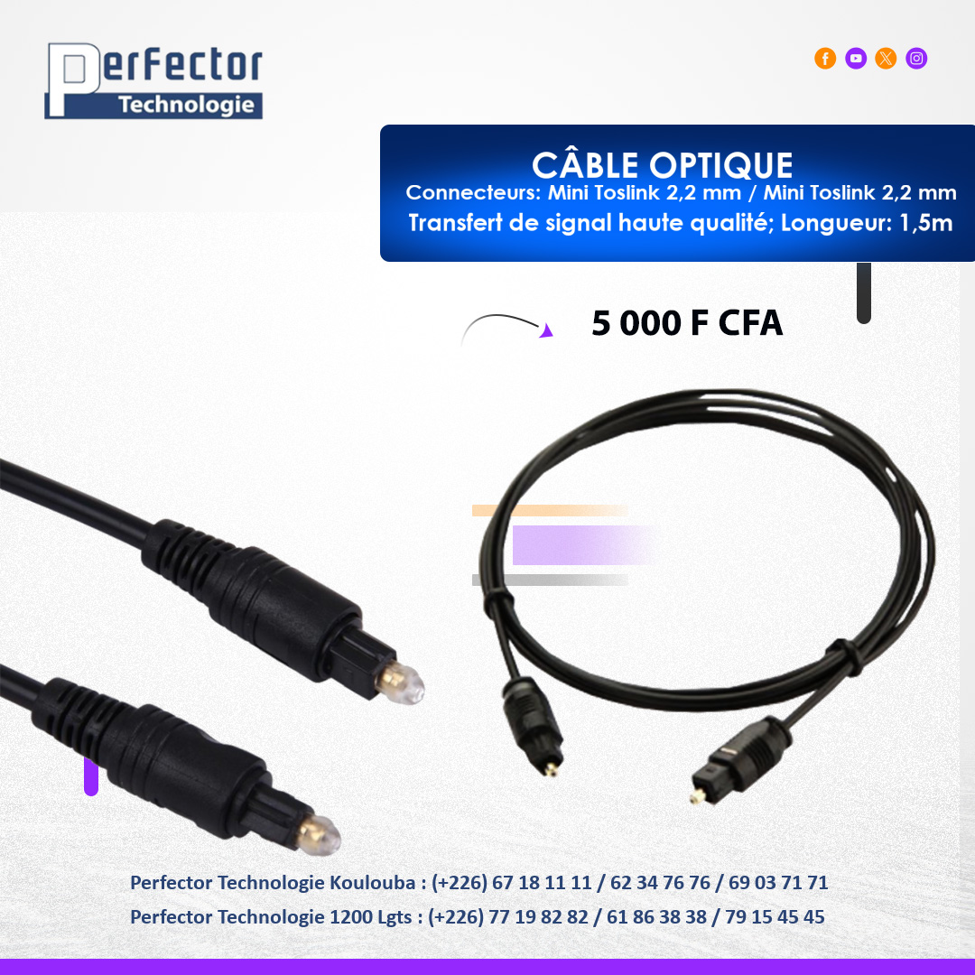 Perfector Technologie Burkina Facebook ad