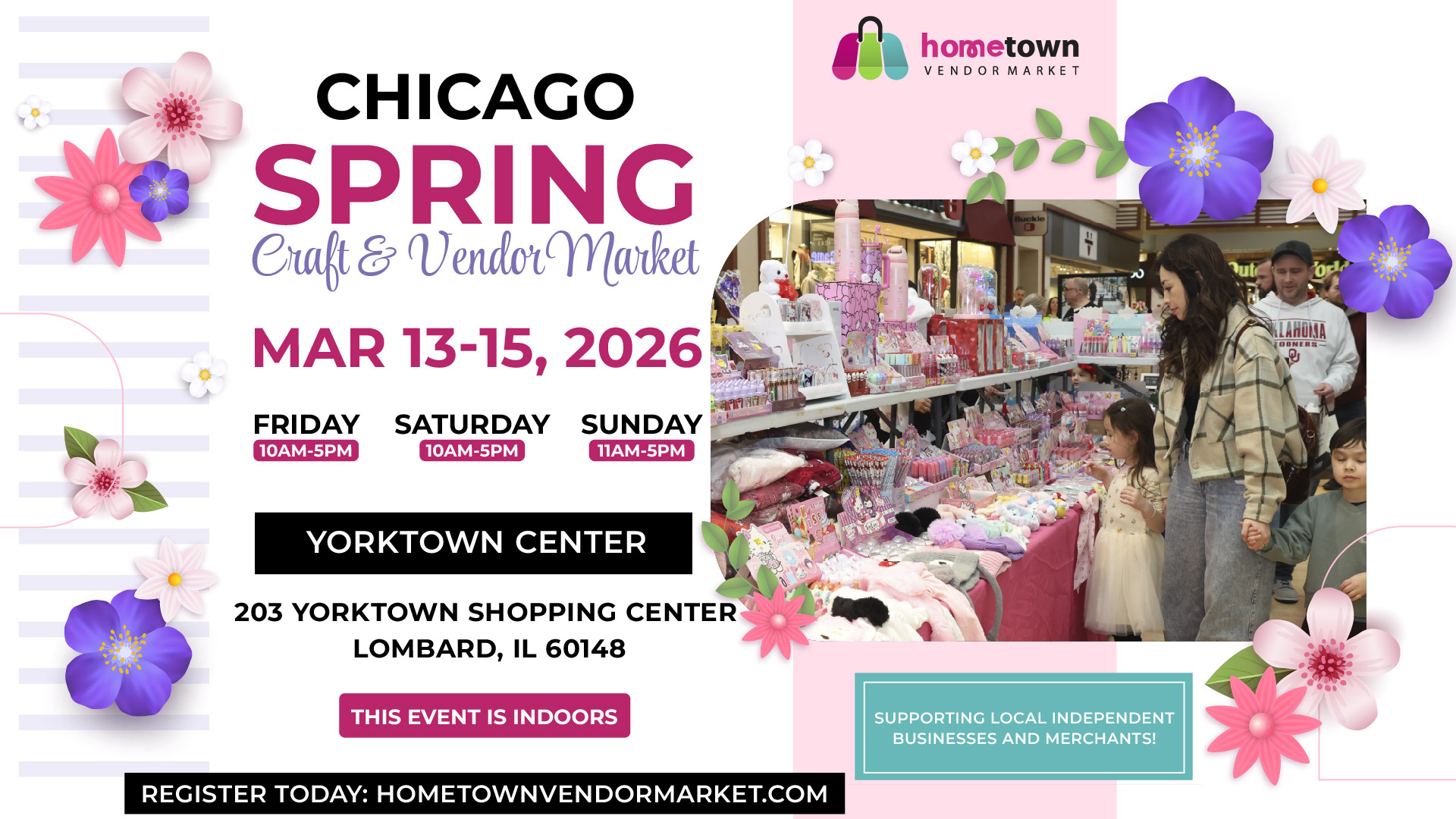 Hometown Vendor Market Facebook ad