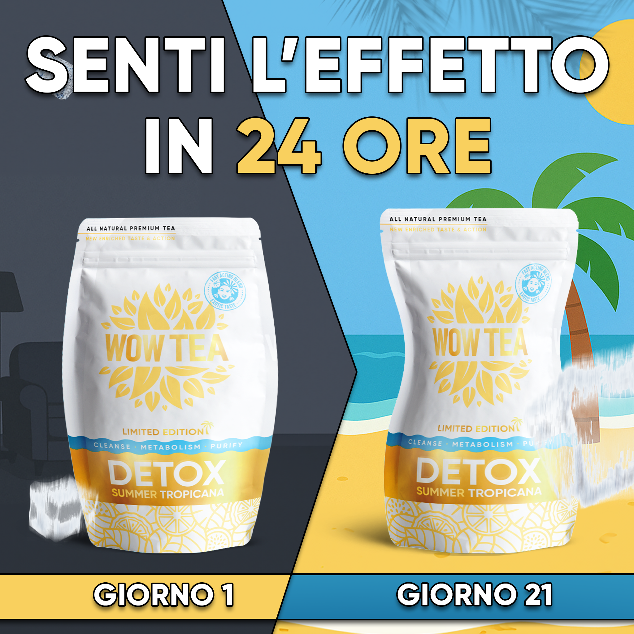 WOW TEA Italia Facebook ad