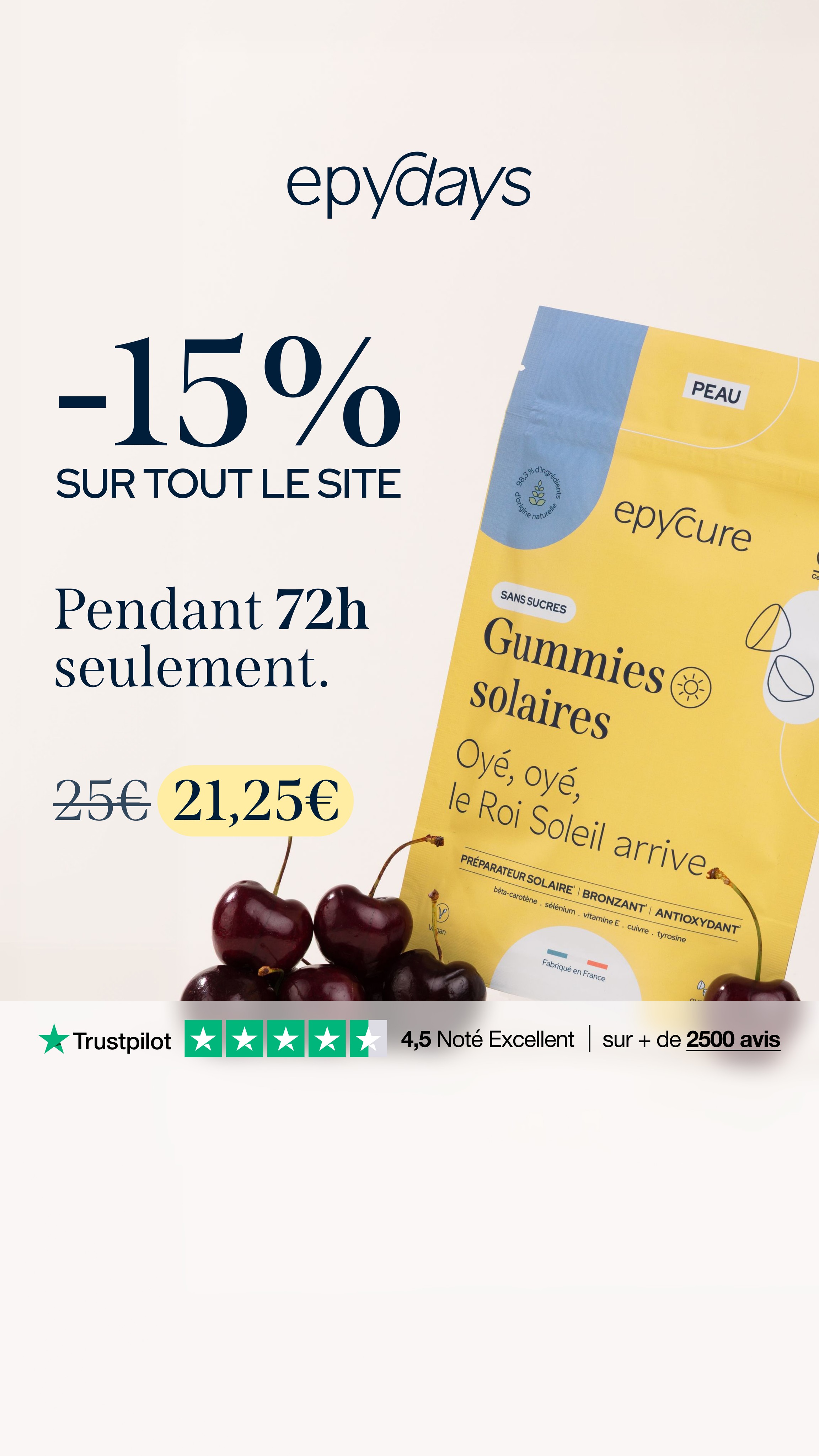 Epycure Facebook ad