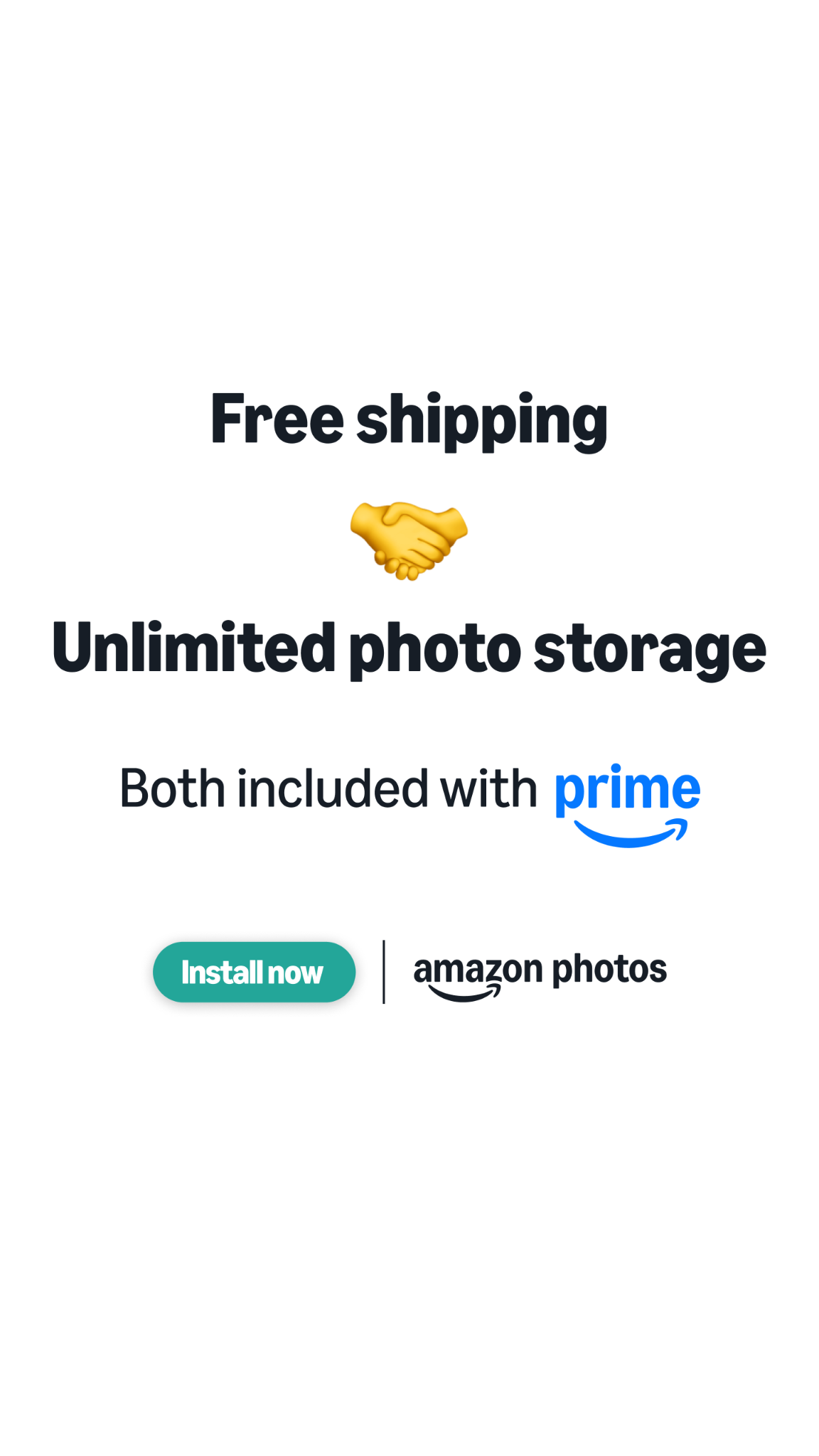 Amazon Photos Facebook ad