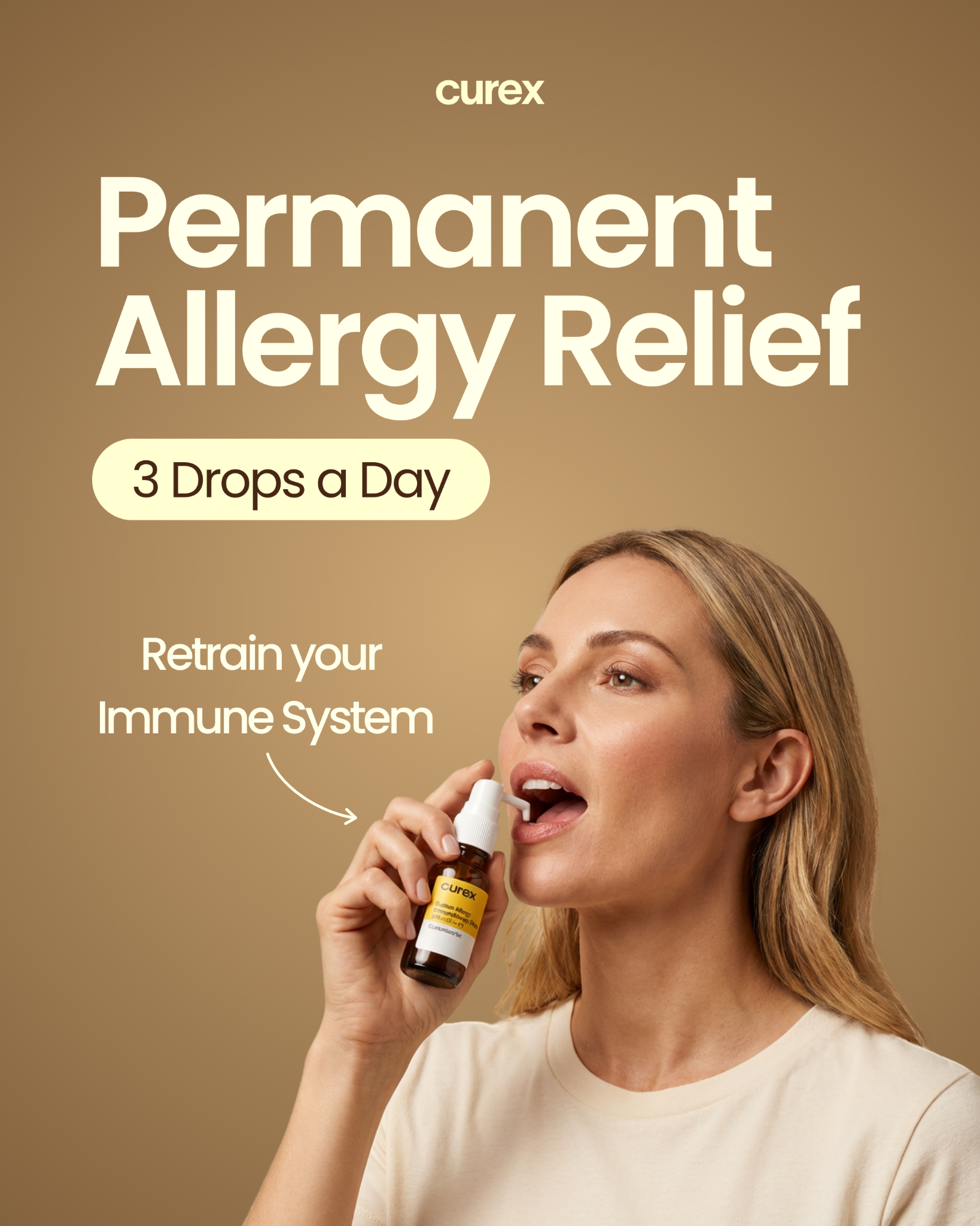 Curex Allergy Facebook ad