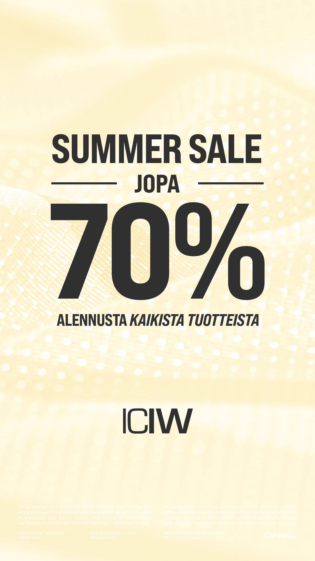 ICANIWILL Facebook ad