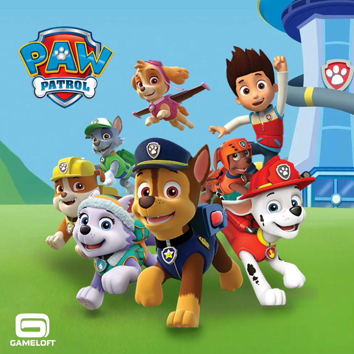 Gameloft Facebook ad: Join Marshall and his friends