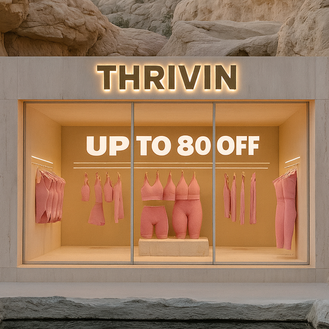 Thrivin Gymwear Facebook ad