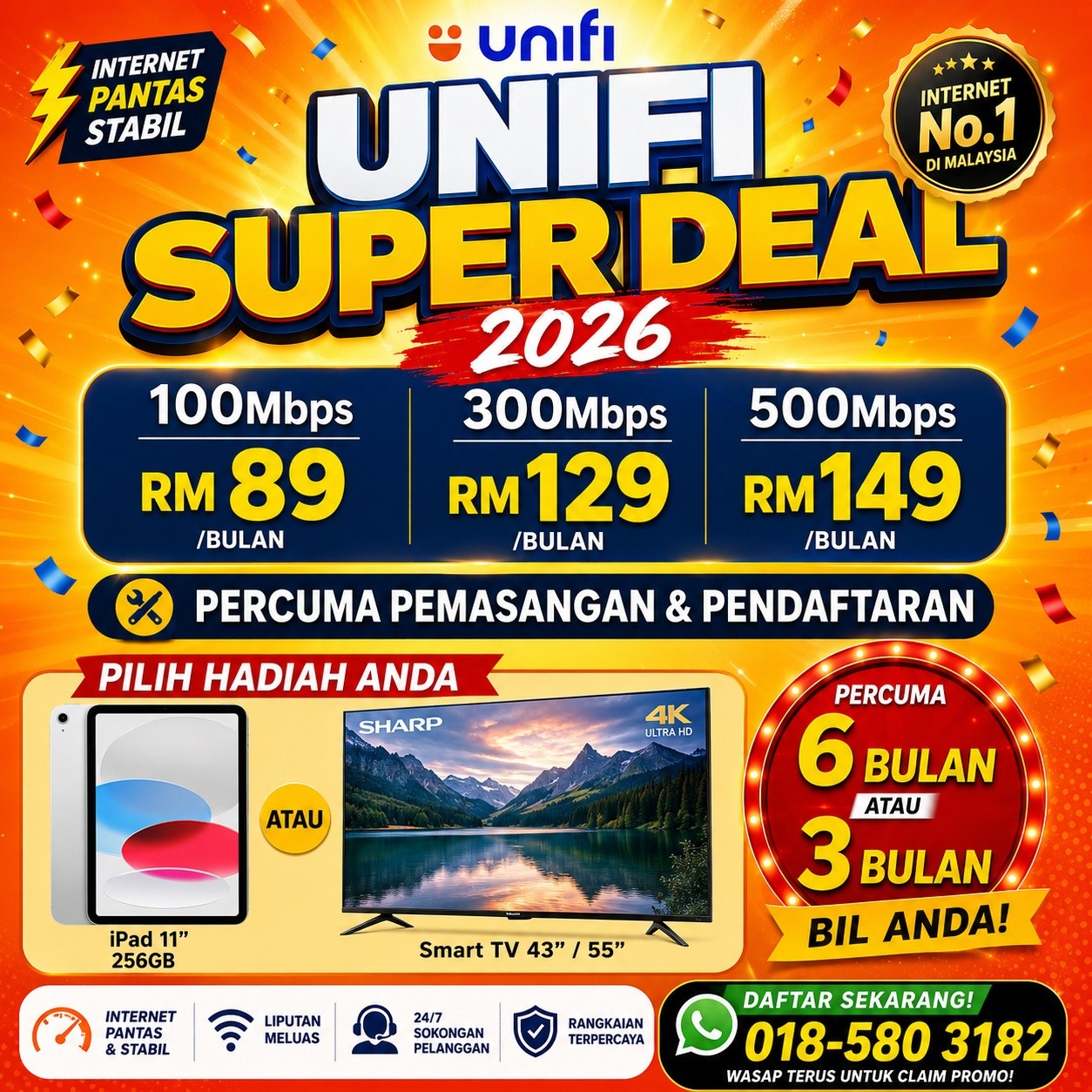 Internet murah malaysia Facebook ad