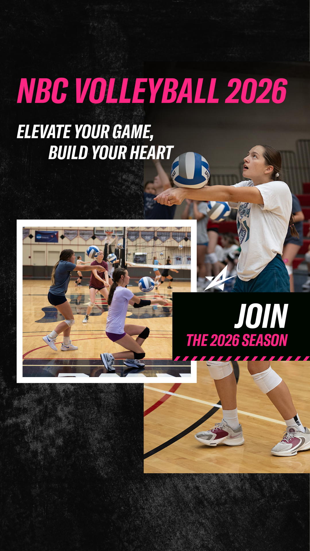 NBC Volleyball Camps! Facebook ad from Mar 24, 2026