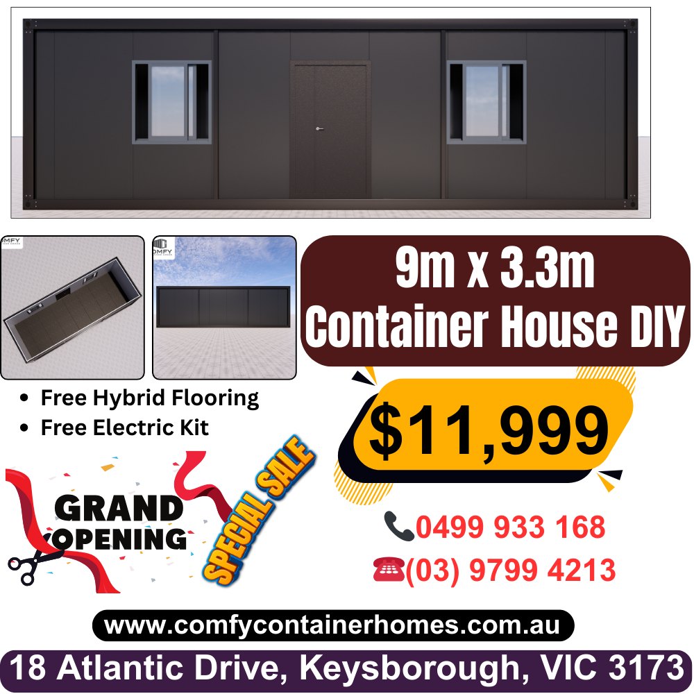 Comfy Container Homes VIC Facebook ad: Need More Space Without Building From Scratch?
