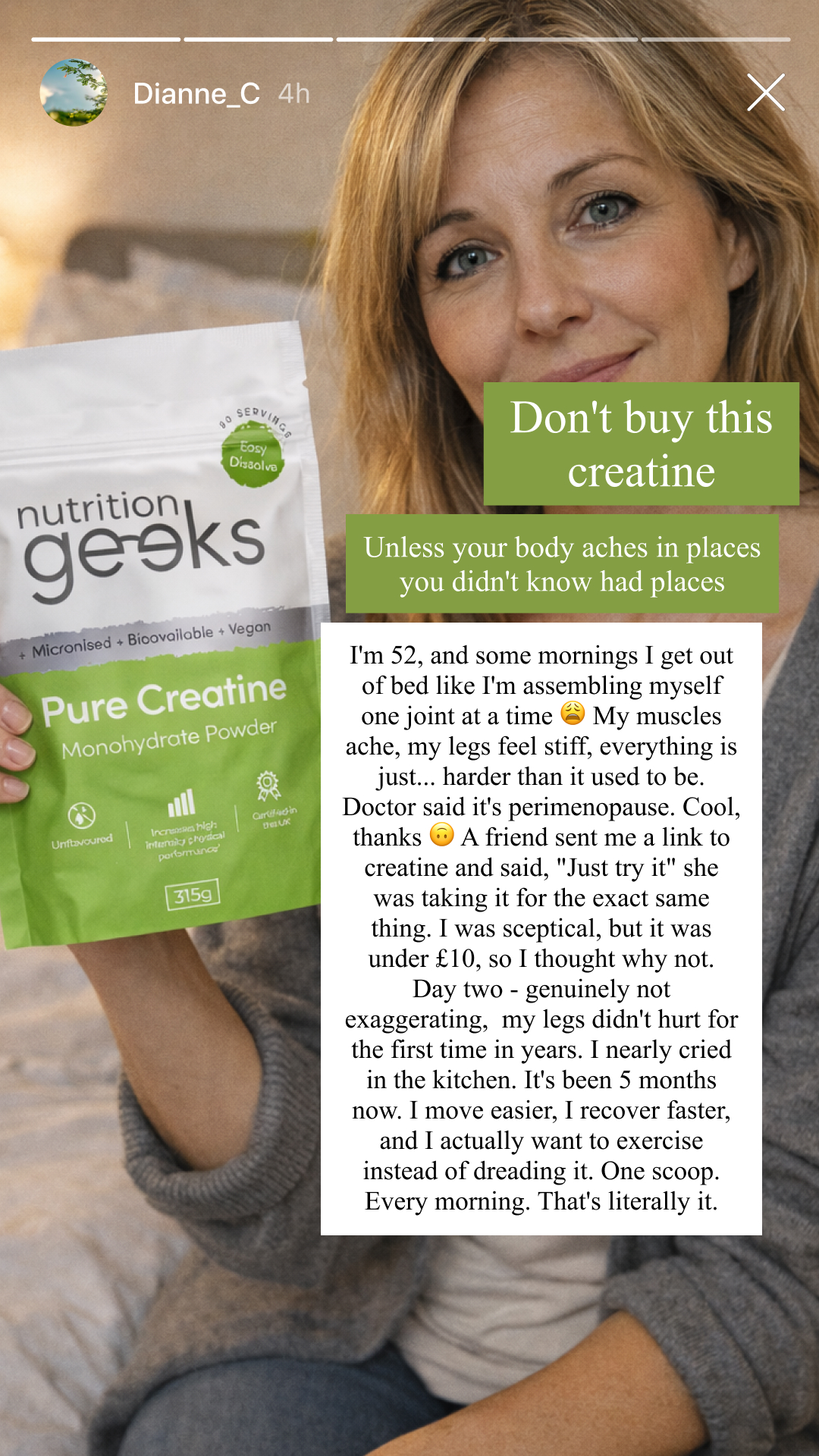 Explaining Your Health Facebook ad