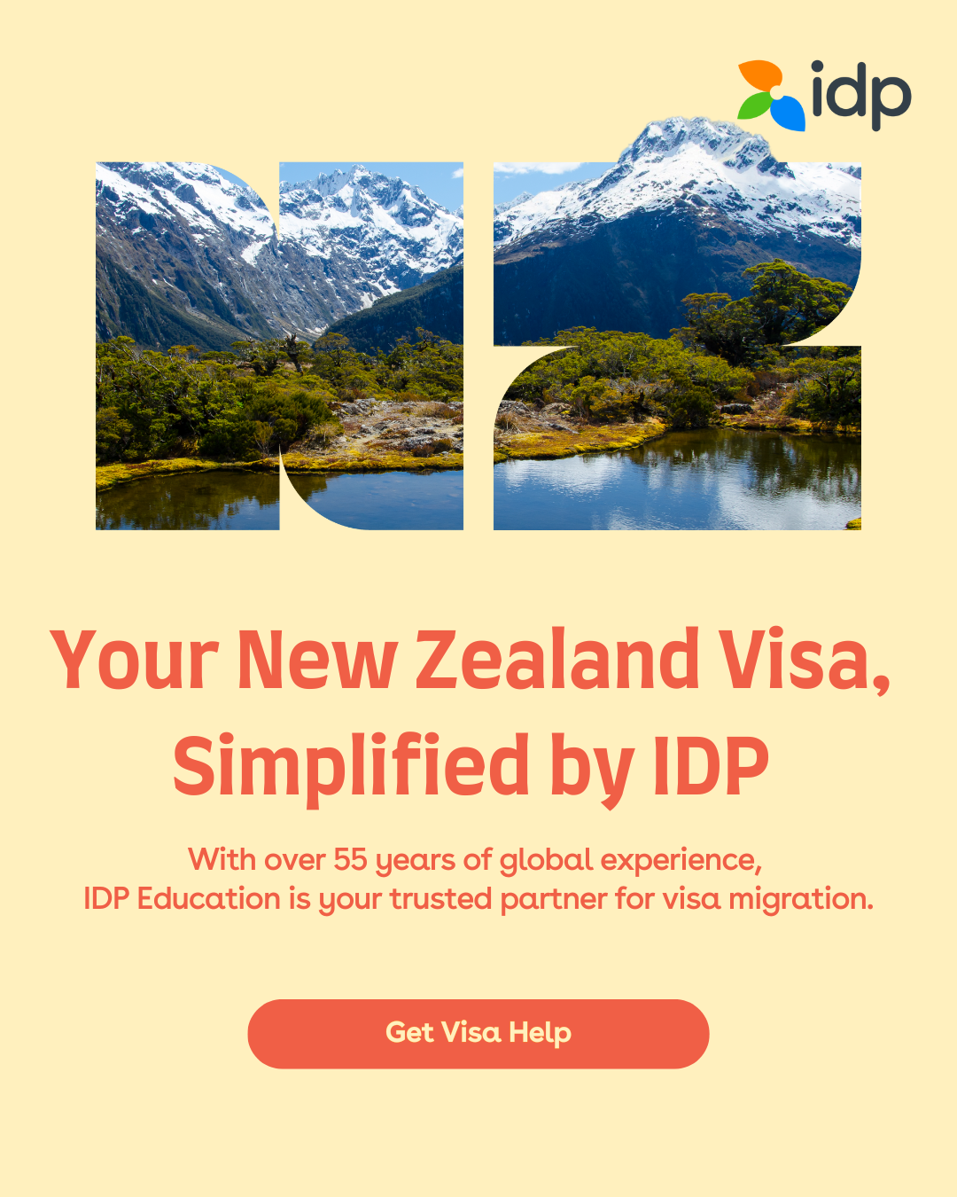 IDP Education Facebook ad from May 29, 2026