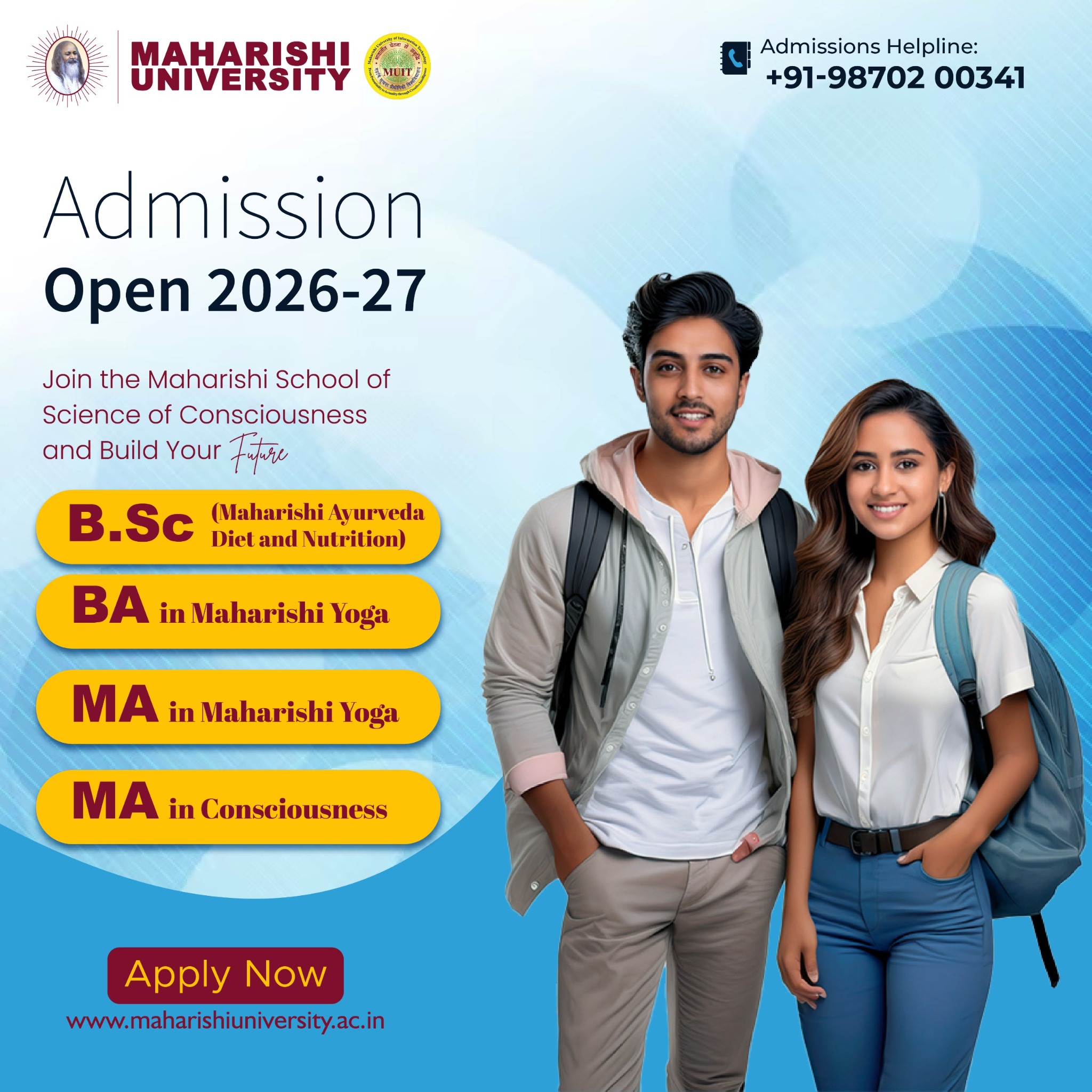 Maharishi University of Information Technology Facebook ad