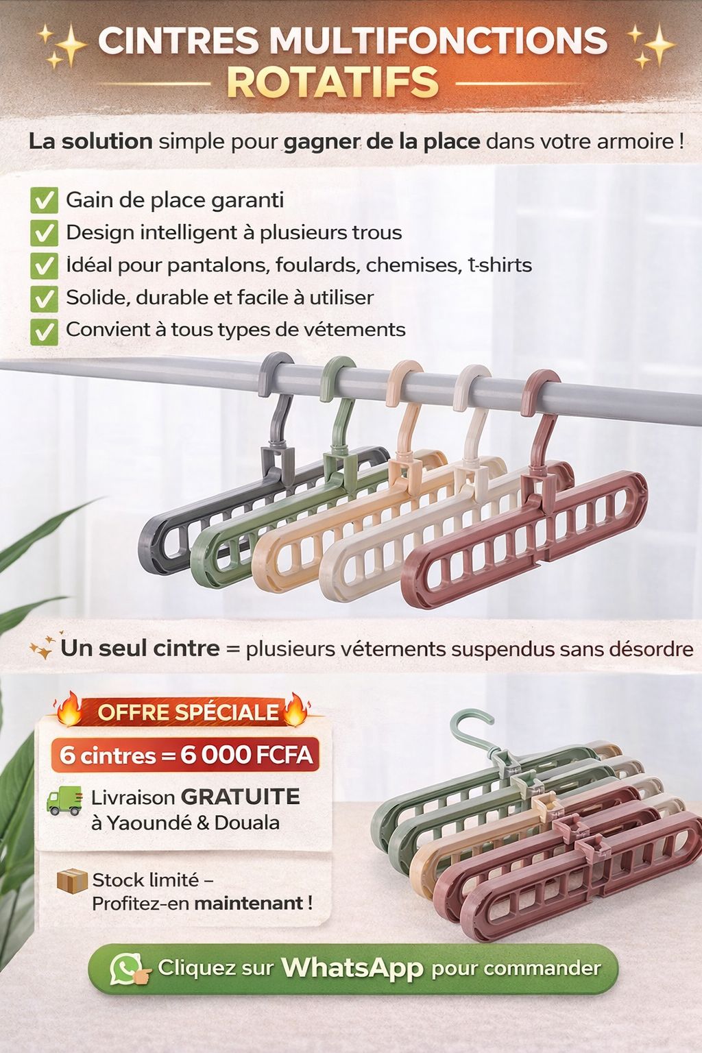 AMUL DESK Facebook ad: Armoire en désordre?