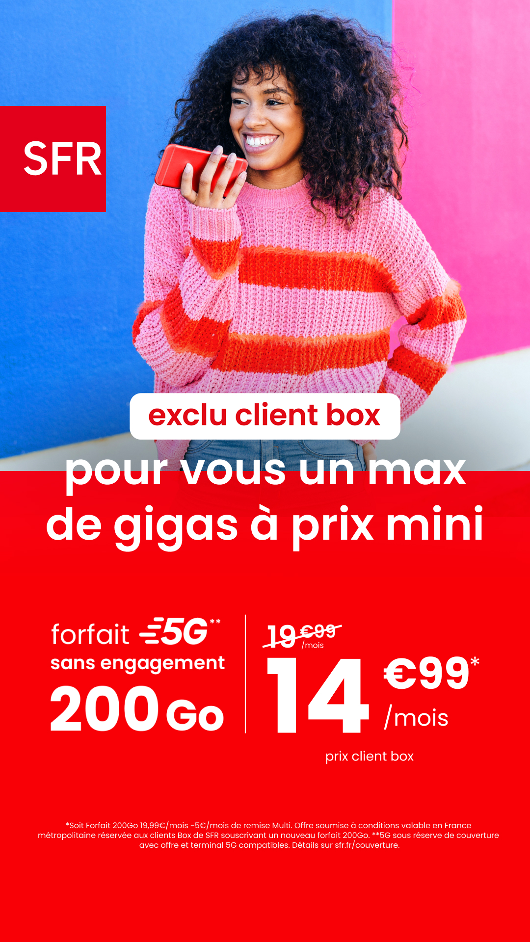 SFR Facebook ad