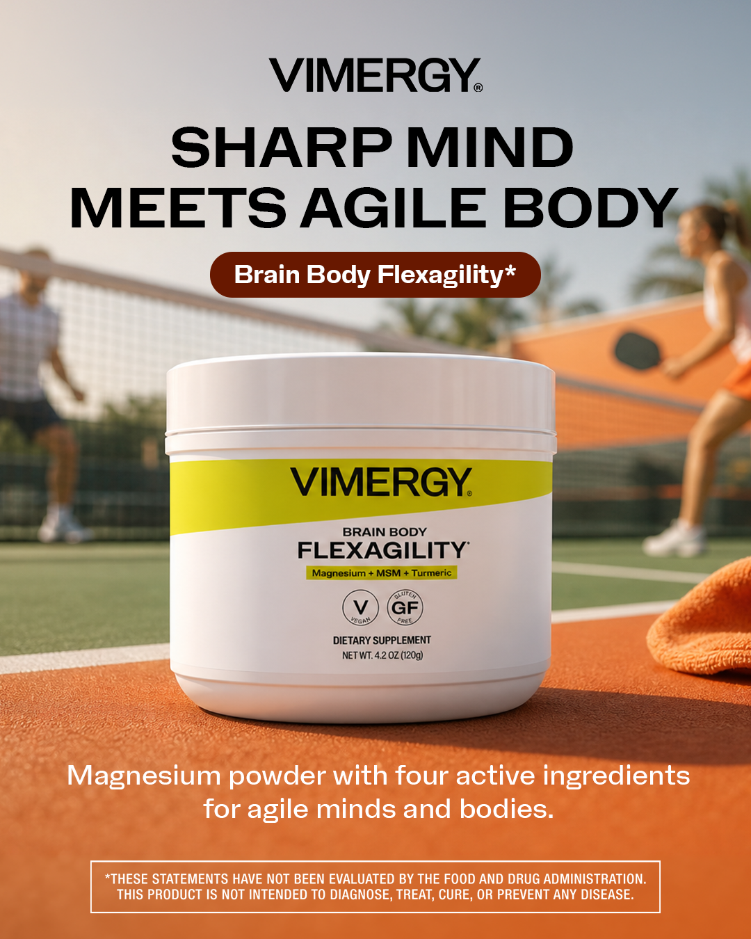 Vimergy Facebook ad: Move Freely + Think Clearly