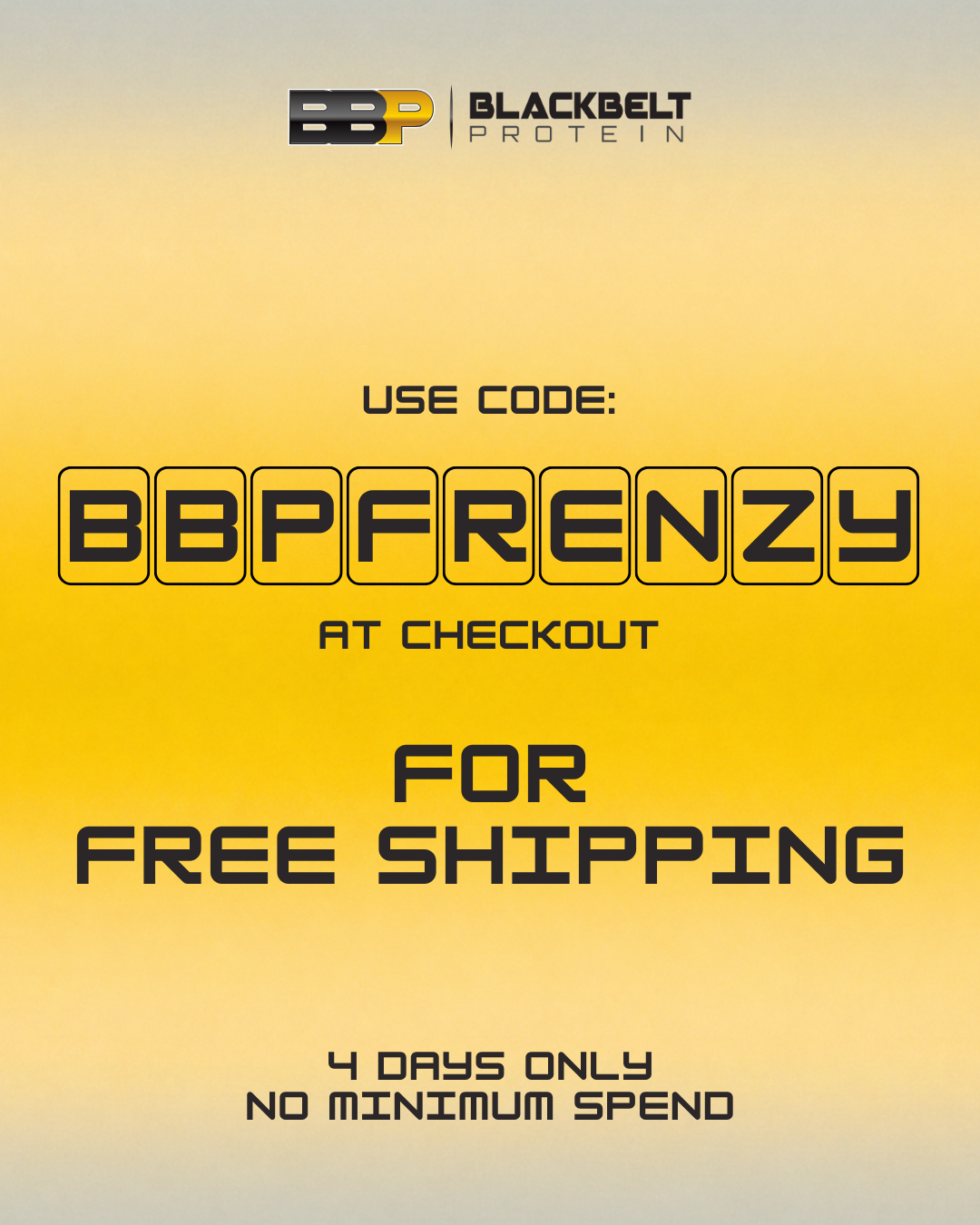 BlackBelt Protein Facebook ad