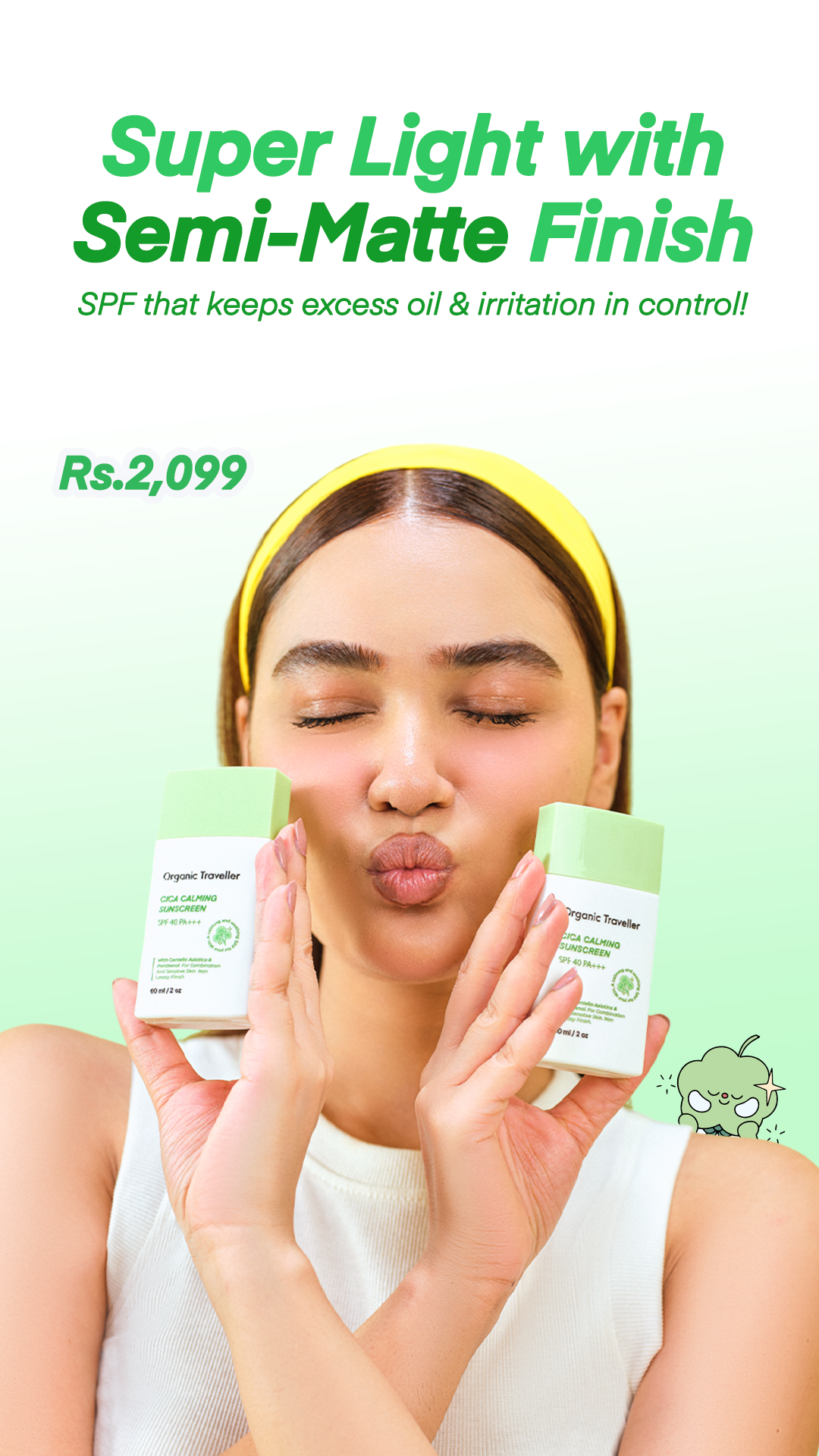 Organic Traveller - Skincare Facebook ad