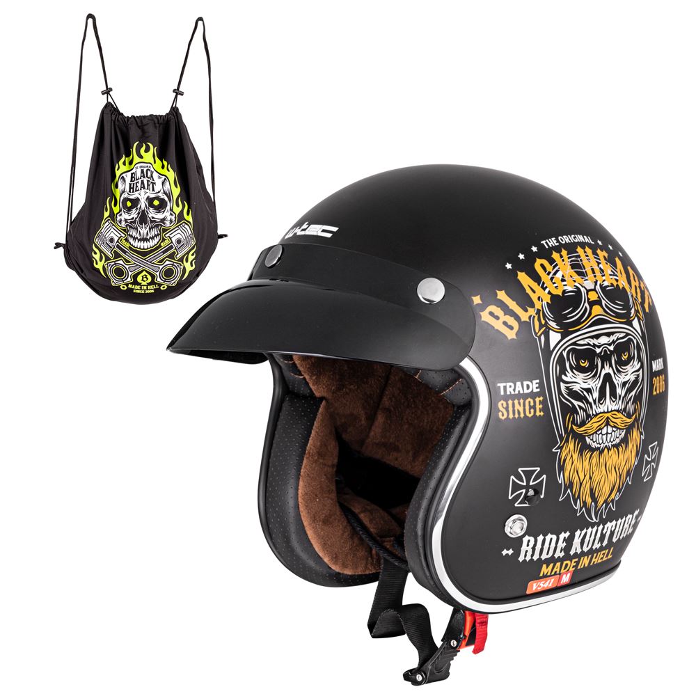 W-TEC Facebook ad: Moto přilba, která si na nic nehraje.