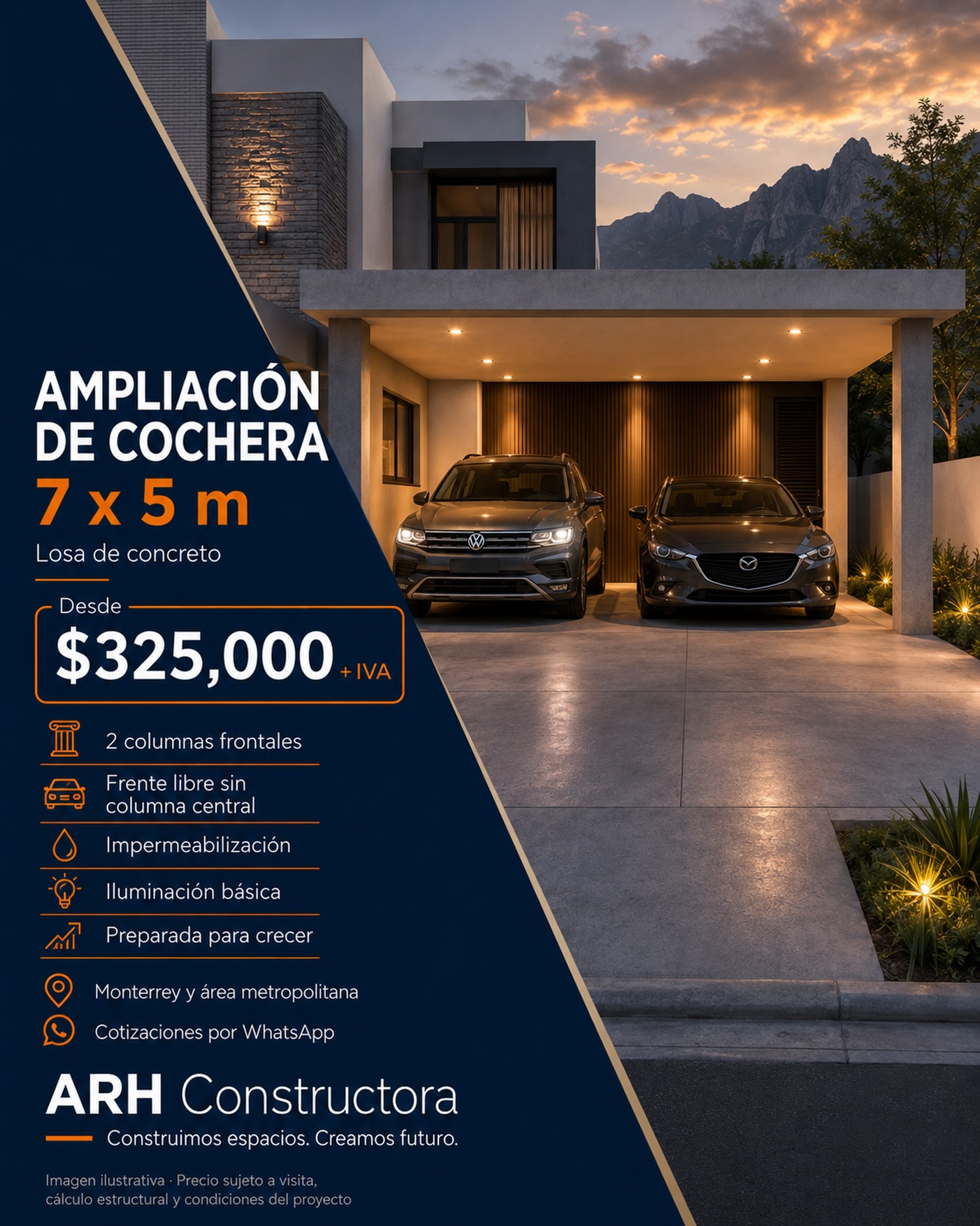 ARH Construcción  Facebook ad