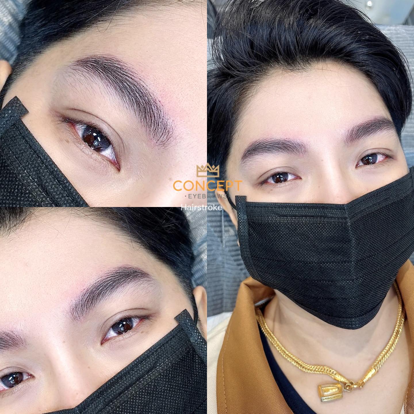 Concept eyebrows Facebook ad