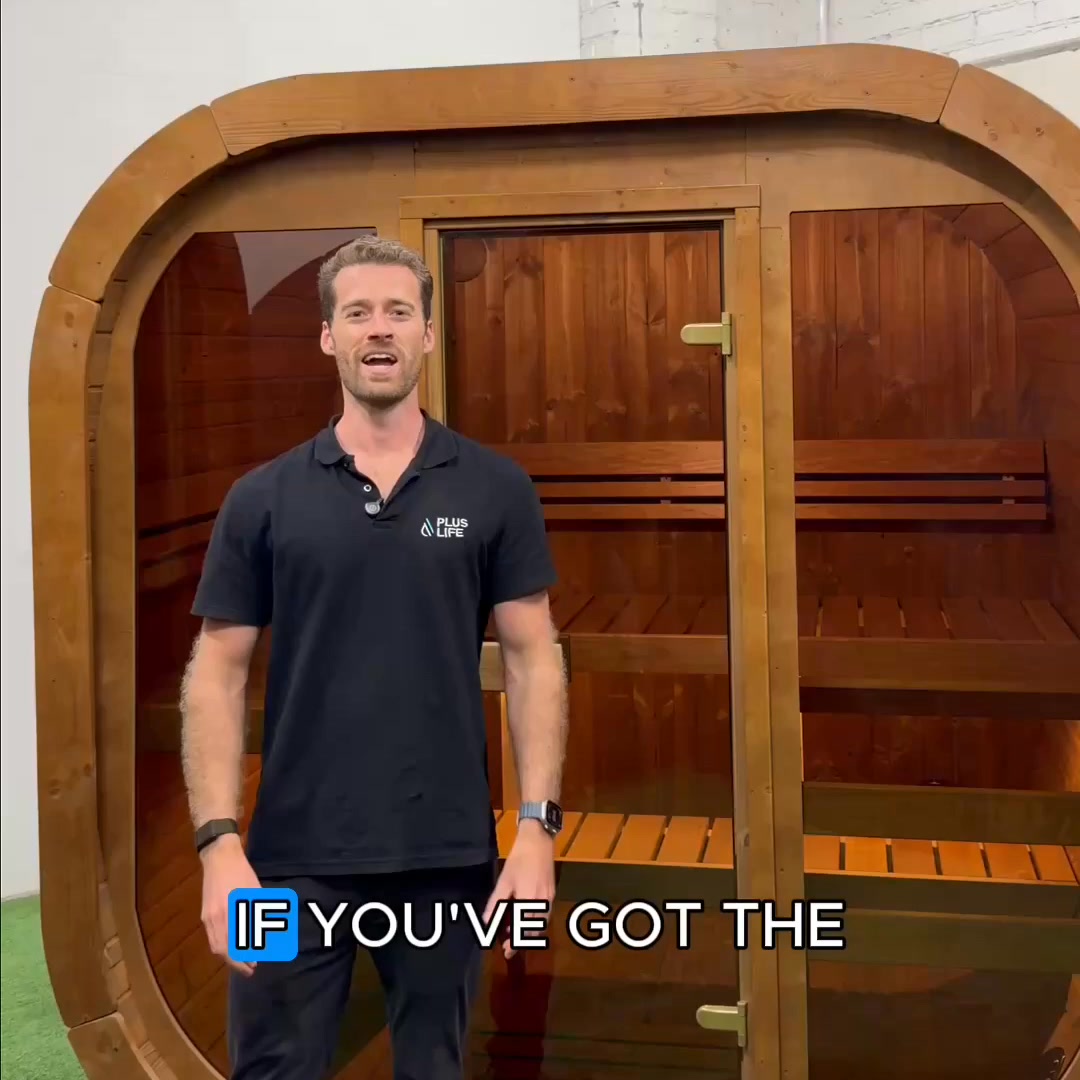 PlusLife Health Facebook ad: The sauna your neighbours wish they bought.