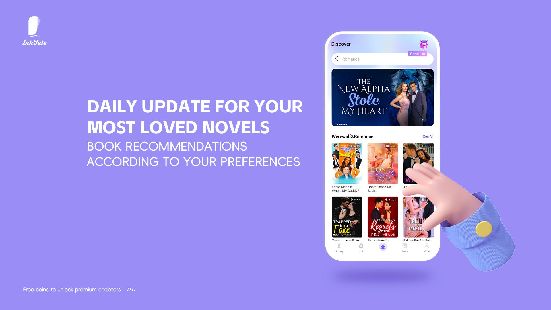 InkTale Stories Facebook ad: Hey all novel lovers!