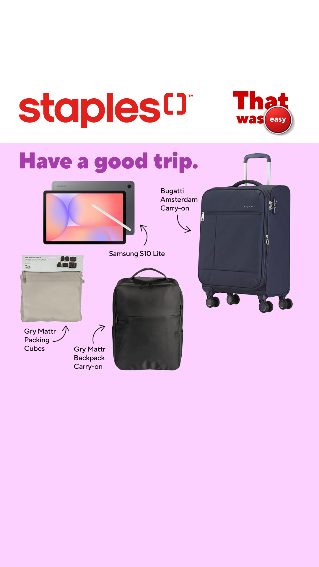 Staples Canada Facebook ad