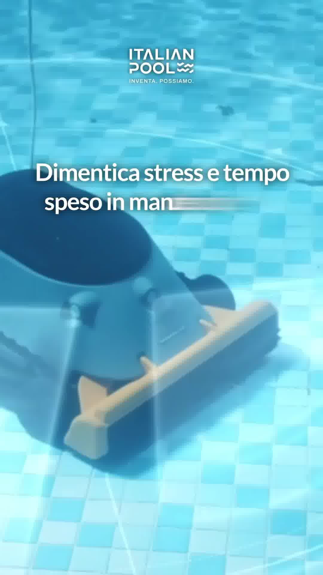 Italian Pool Facebook ad: Gestiscilo da App!