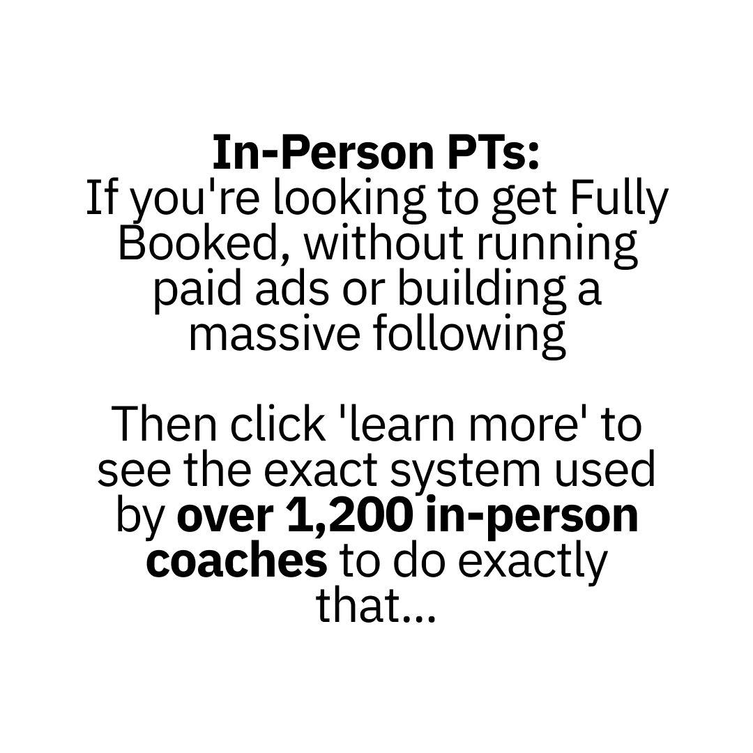 Velocity Mentorship Facebook ad: 1,200+ In-Person PTs Have Used This System