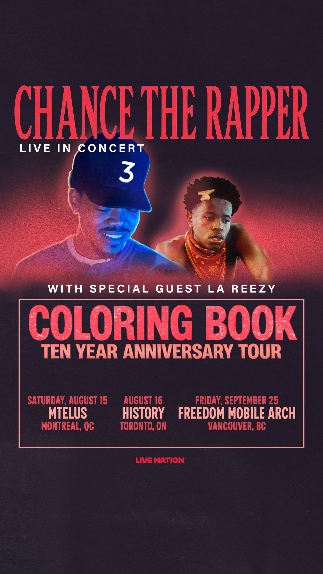 Chance The Rapper Facebook ad from Jul 29, 2026