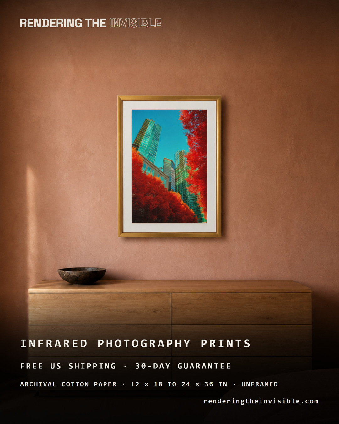Chris Riehm Art Facebook ad: Infrared Photography Prints