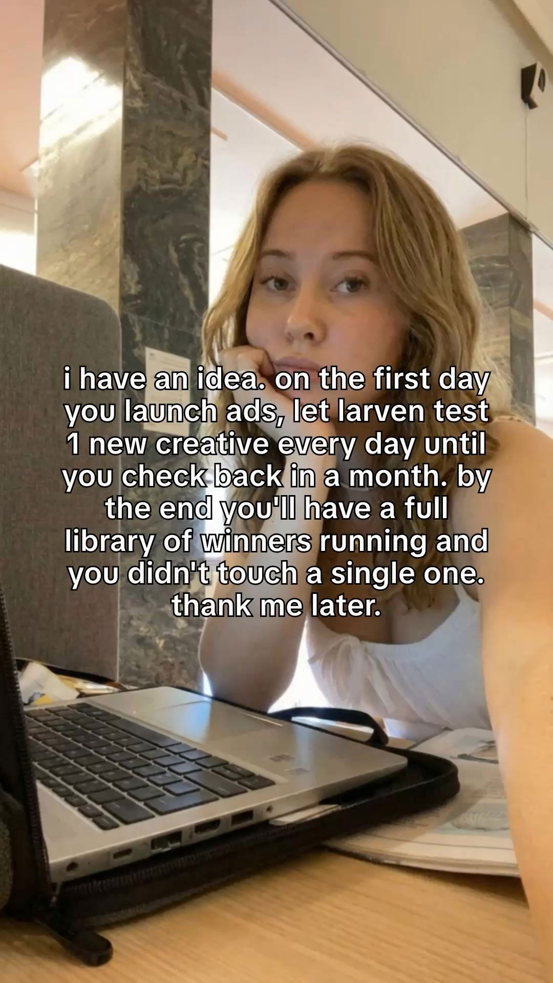 Larven AI Facebook ad: Meta advertising on autopilot