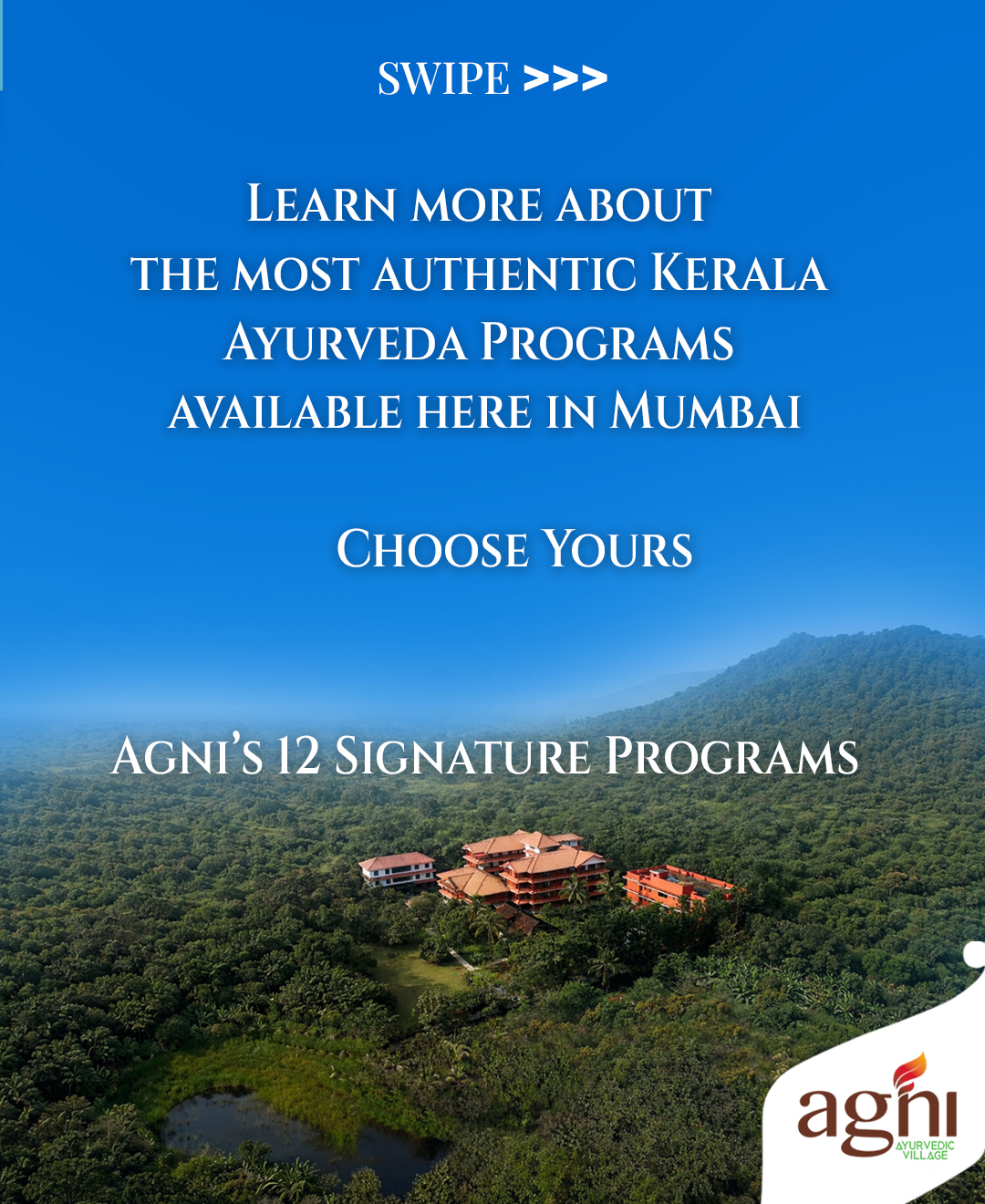 AGNI Ayurvedic Village Facebook ad