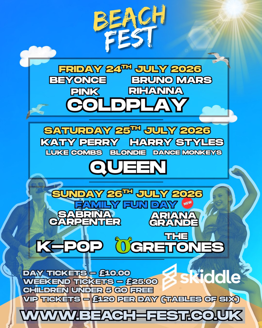 BEACH FEST Facebook ad: Beach Fest Skegness Music Festival 2026