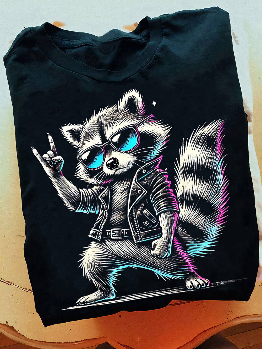 Raccoon Vibe Tees Facebook ad: Only available for a limited time!