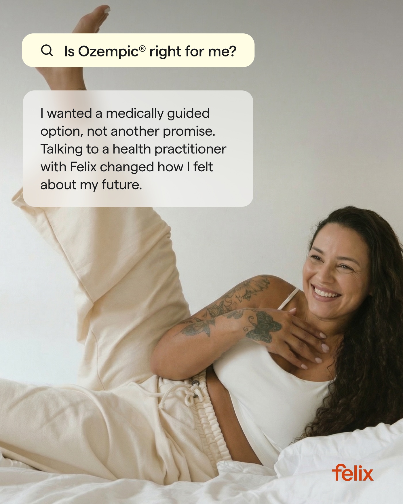 Felix Health Facebook ad