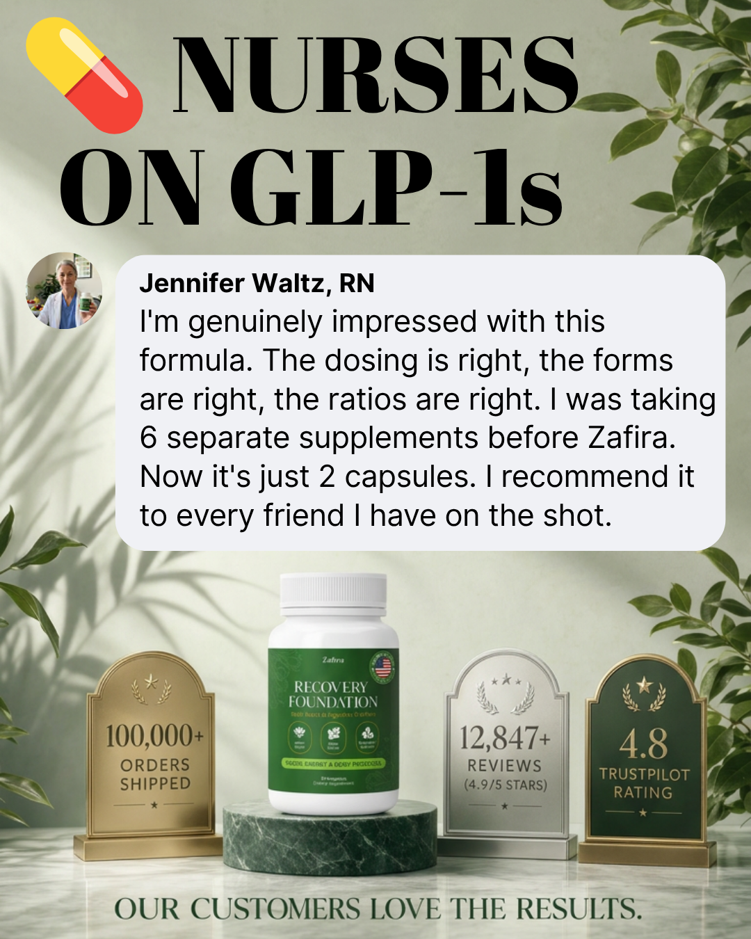 Zafira Organics. Facebook ad
