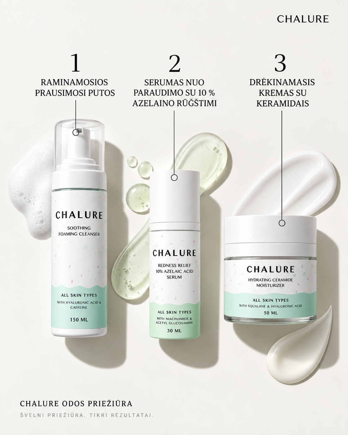 CHALURE Facebook ad: -15% Nuolaida rinkiniui