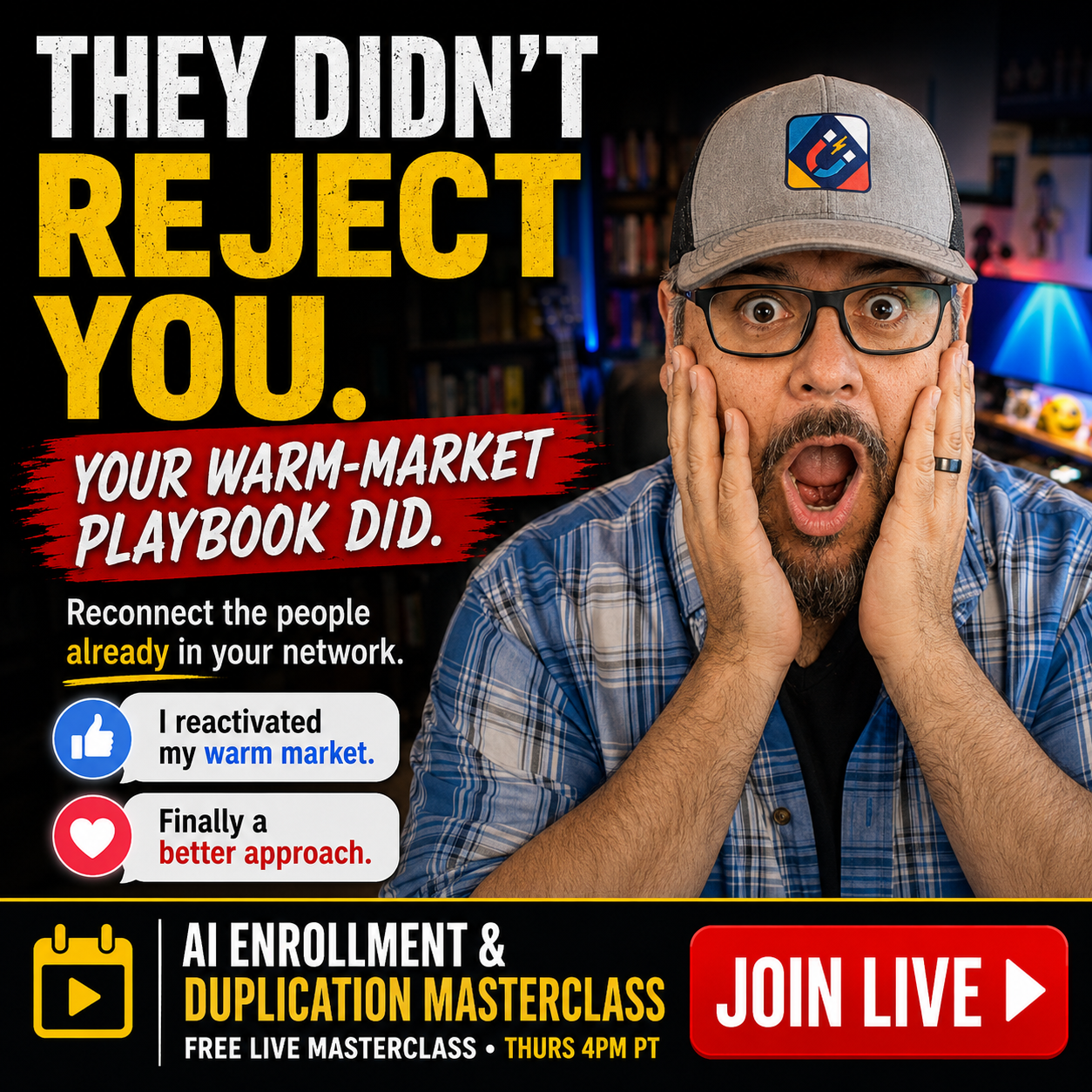 Attraction Marketing Facebook ad