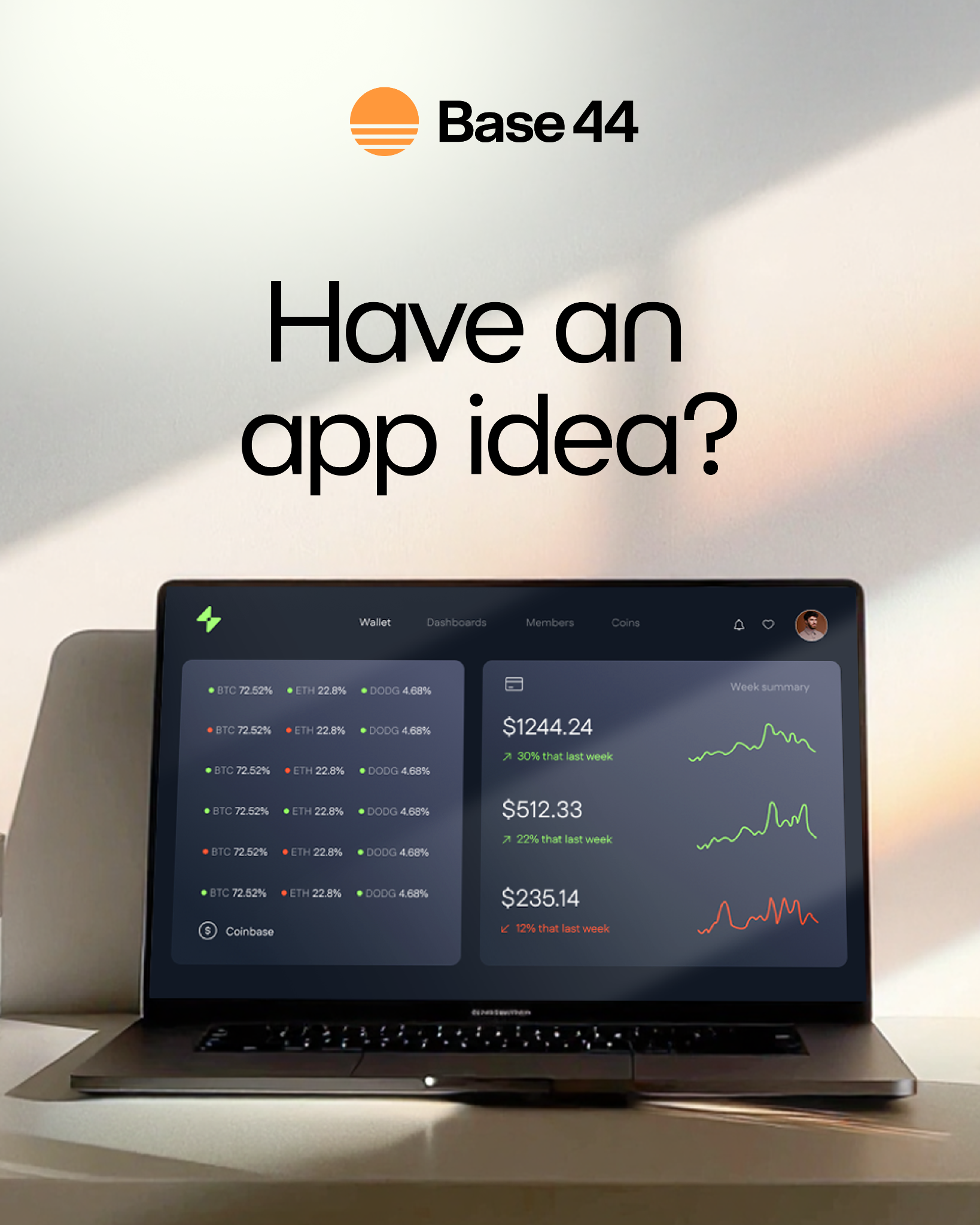 Base44 Facebook ad