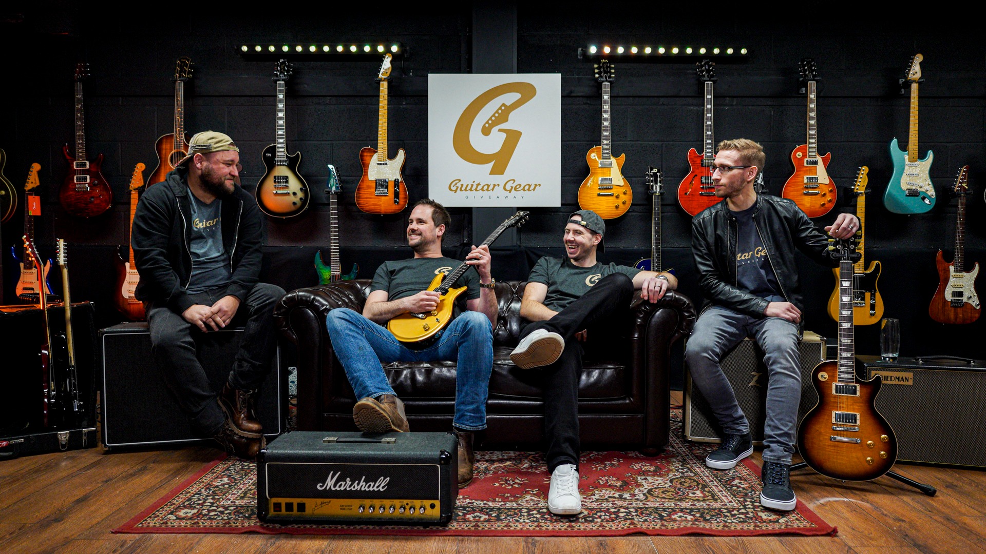 Guitar Gear Giveaway Facebook ad: Win your dream guitar with Guitar Gear Giveaway