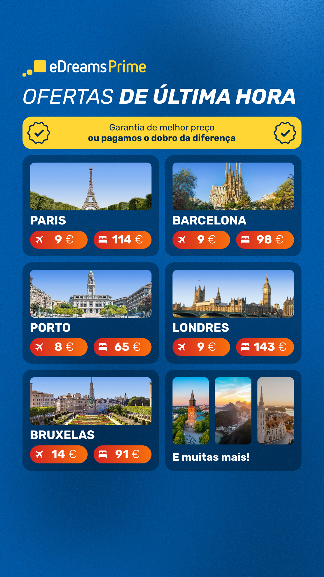 eDreams Facebook ad